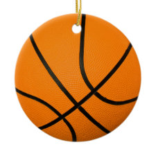 Basketball Circle Ornament ornament