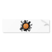 Basketball City Bumper Stickers