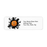 Basketball City Return Address Label