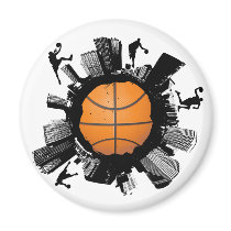 Basketball City Magnets