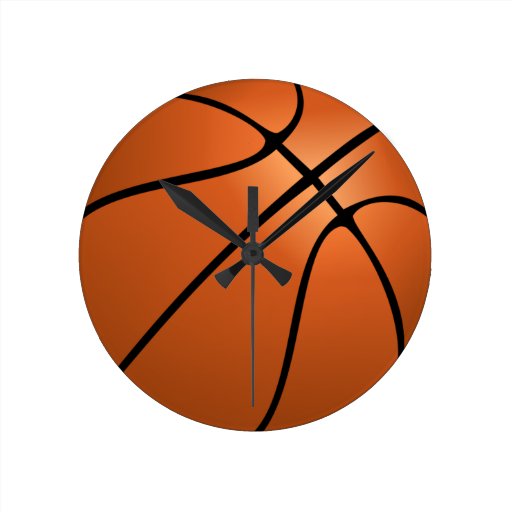 basketball clock Zazzle