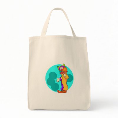 Basketball Clown Tote Bag by Clown_Town