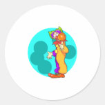 Basketball Clown Sticker