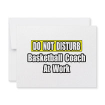 Basketball Coach At Work invitations by basketballcoachgifts Basketball Coach At Work invitations