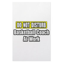 Basketball Coach At Work stationery