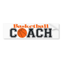 Basketball Coach bumper stickers by LushLaundry Basketball Coach bumper stickers