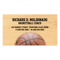 Basketball Coach Business Card Templates