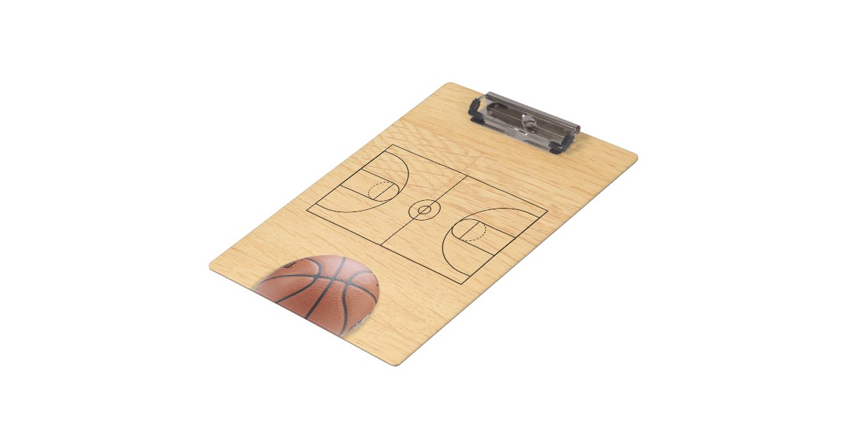 Basketball Coach Clipboard Zazzle
