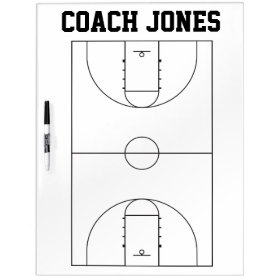 Basketball Coach Dry Erase Board
