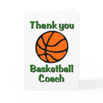 basketball coach thank you card