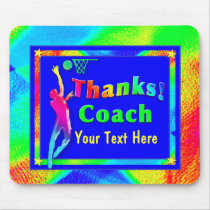 Basketball Coach Thank You Mousepad