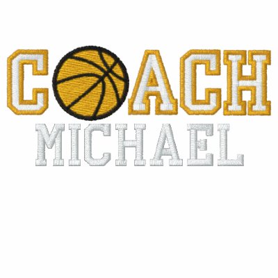 Basketball Coach - your name Embroidered Hoodie Basketball Coach - your name Embroidered Hoodie