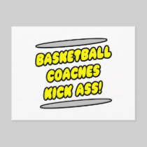 Basketball Coaches Kick Ass! Post Cards