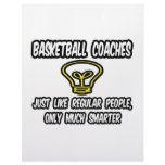 Basketball Coaches...Regular People, Only Smarter Letterhead Template