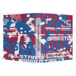 Basketball Collage Card Collectors Book binders