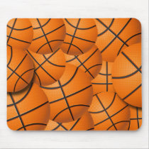 BASKETBALL COLLAGE MOUSE PADS