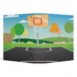 basketball court notebook