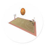 Basketball Court Stickers