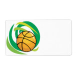 Basketball Custom Shipping Labels