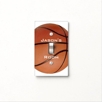 Basketball Design Light Switch Cover