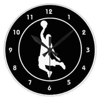 Basketball Design Wall Clock