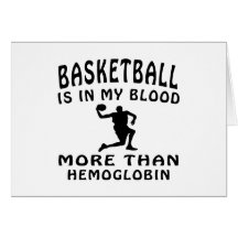 Basketball designs greeting cards