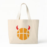 basketball devil canvas bag