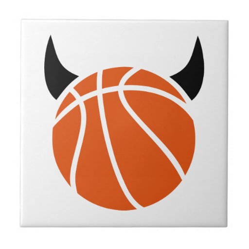 Basketball devil ceramic tiles