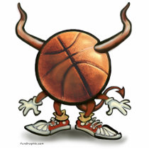Basketball Devil Cut Out