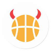 basketball devil stickers
