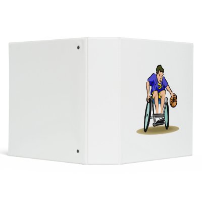 Basketball Dribble Vinyl Binders by shopaholicchick