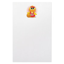 Basketball Duck Stationery
