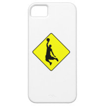 Basketball Dunk Crossing Sign iPhone 5 Cover