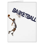 Basketball Dunk Greeting Cards