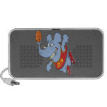 basketball elephant cartoon travelling speakers