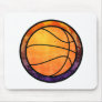 Basketball Emblem Orange Purple Mug Mouse Pad