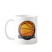 Basketball EmblemOrange Purple Mug mugs
