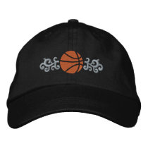 Basketball embroidered hats