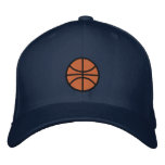 basketball embroidered hat