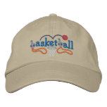 Basketball embroidered hats