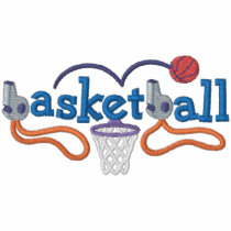 Basketball embroidered shirts