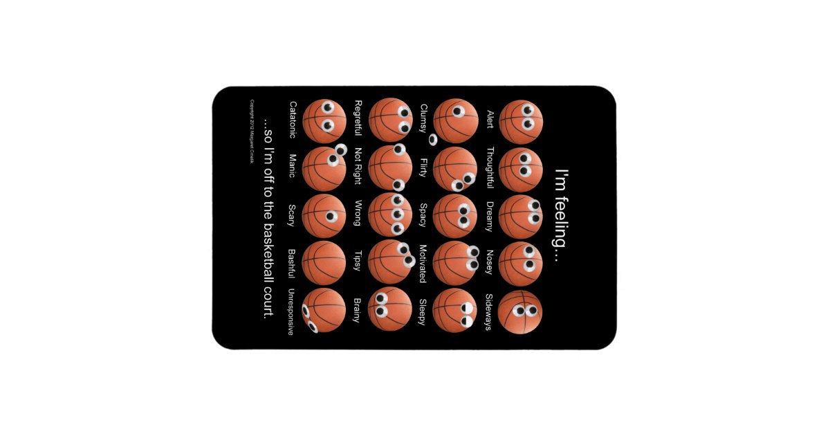 Basketball Emotions Zazzle