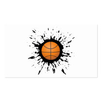 Basketball Explosion Business Card Templates