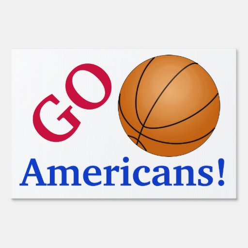 Basketball Fan Go Team Customizable Sports Lovers Yard Sign Zazzle