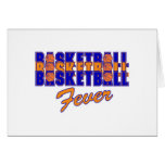 basketball fever blue and orange design cards