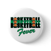 Basketball Fever Pinback Button