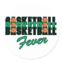 Basketball Fever Sticker