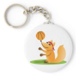 Basketball fox key chains