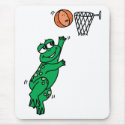 Basketball Frog mousepads