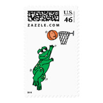 Basketball Frog postage